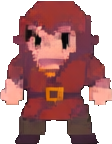 8-Bit Dungeon Charakter A — 112×144 Pixel-Art-Sprite