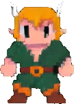 8-Bit Dungeon Character C - 108x151 pixel art sprite