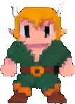 8-Bit Dungeon Charakter C — 108×151 Pixel-Art-Sprite