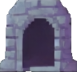 Entorno de mazmorra de 8 bits A — sprite pixel art 108×102
