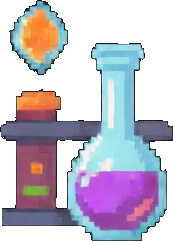 Alchemist Lab Structure C - 256x384 pixel art sprite