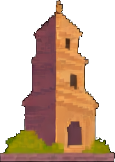 Ancient Ruins Environment A - 256x384 pixel art sprite