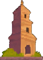 Altes Ruinen-Umgebung A — 256×384 Pixel-Art-Sprite