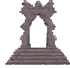 Ancient Ruins Environment B - 256x384 pixel art sprite