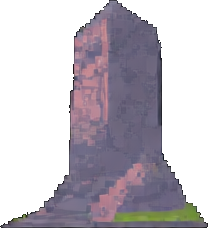 Objekt der antiken Ruinen B — 256×384 Pixel-Art-Sprite
