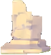 Struktur der antiken Ruinen C — 75×81 Pixel-Art-Sprite
