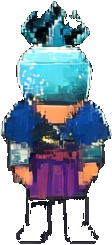 Aquarium Character C - 112x245 pixel art sprite