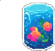 Effet de l'aquarium A — sprite pixel art 256×384