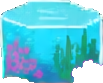 Entorno del acuario A — sprite pixel art 103×83