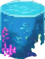 Entorno del acuario C — sprite pixel art 92×121