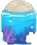 Objeto del acuario D — sprite pixel art 76×93
