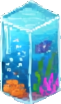 Estructura del acuario C — sprite pixel art 88×149
