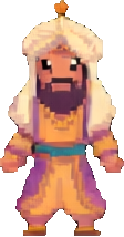 Arabian Night Character A - 112x214 pixel art sprite
