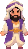 Arabian Night Character B - 111x196 pixel art sprite