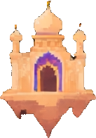 Arabian Night Building A - 137x196 pixel art sprite