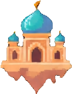 Arabian Night Building B - 142x185 pixel art sprite