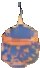 Carrelage de la nuit arabe B — sprite pixel art 40×68