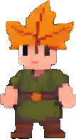 Autumn Forest Character C - 107x196 pixel art sprite