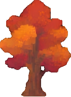 Autumn Forest Environment B - 140x190 pixel art sprite