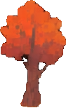 عنصر غابة الخريف B — رسم بكسل 94×154