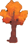 Autumn Forest Prop C - 96x153 pixel art sprite