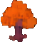 Herbstwaldziegel C — 52×59 Pixel-Art-Sprite