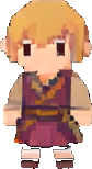 Personaje C del bambú — sprite pixel art 84×154