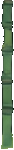 Bambuswald Gegenstand B — 14×150 Pixel-Art-Sprite