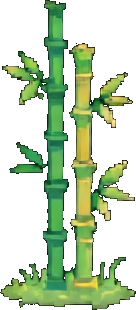 Edificio B del bambú — sprite pixel art 256×384