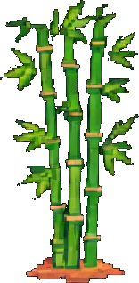 Bamboo Grove Structure C - 256x384 pixel art sprite