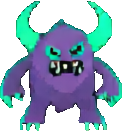 Beach Resort Enemy A — 122×132 pixel art sprite