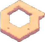 Beach Resort Tile B - 147x139 pixel art sprite