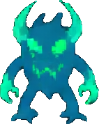 Bioluminescent Enemy B - 142x178 pixel art sprite