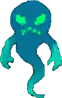 Bioluminescent Enemy C - 121x192 pixel art sprite