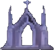 Efecto de la Catedral B — sprite pixel art 110×102