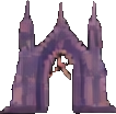 Kathedraleffekt C — 106×104 Pixel-Art-Sprite