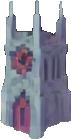 Objeto da Catedral A — sprite pixel art 71×139
