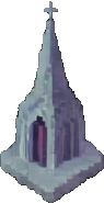 Cathedral Prop B - 95x185 pixel art sprite