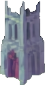 Cathedral Prop C - 66x123 pixel art sprite