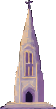 Cathedral Building A - 256x384 pixel art sprite