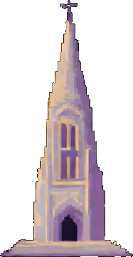 Edificio de la Catedral A — sprite pixel art 256×384