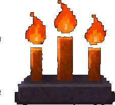 Grave Candles - 227x208 pixel art sprite