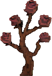 Dead Oak Tree - 106x156 pixel art sprite