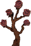 Toter Eichenbaum — 106×156 Pixel-Art-Sprite