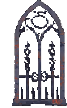 묘지 철문 — 217×348 픽셀 아트 스프라이트