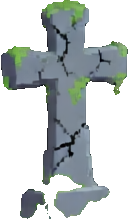 RIP Gravestone - 128x221 pixel art sprite