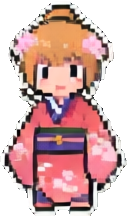 Personaje de cerezo A — sprite pixel art 127×217