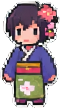 Personaje de cerezo B — sprite pixel art 120×216