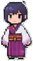 Personaje de cerezo C — sprite pixel art 111×207