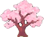 Cherry Blossom Building B - 142x121 pixel art sprite